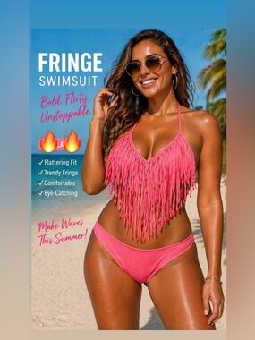 Bright Pink XL 1X size 2 piece swimsuit bathing suit coral pink slimming neon